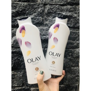 Sữa tắm Olay Age Defying  Vitamin E B3 Complex 650ml (Mẫu mới) - Chống lão hóa