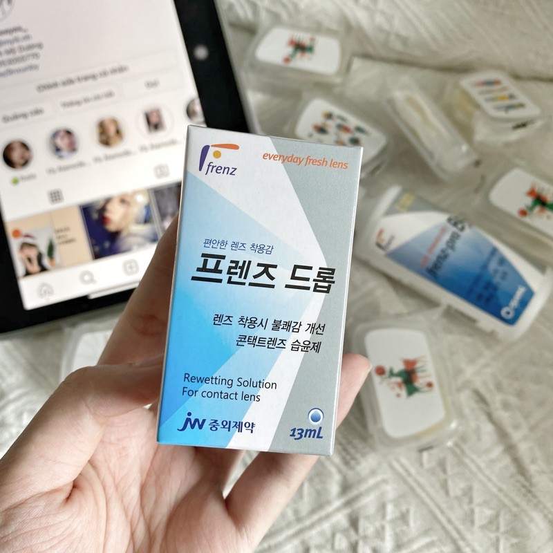 Nước ngâm/ nhỏ mắt chuyên dụng cho lens