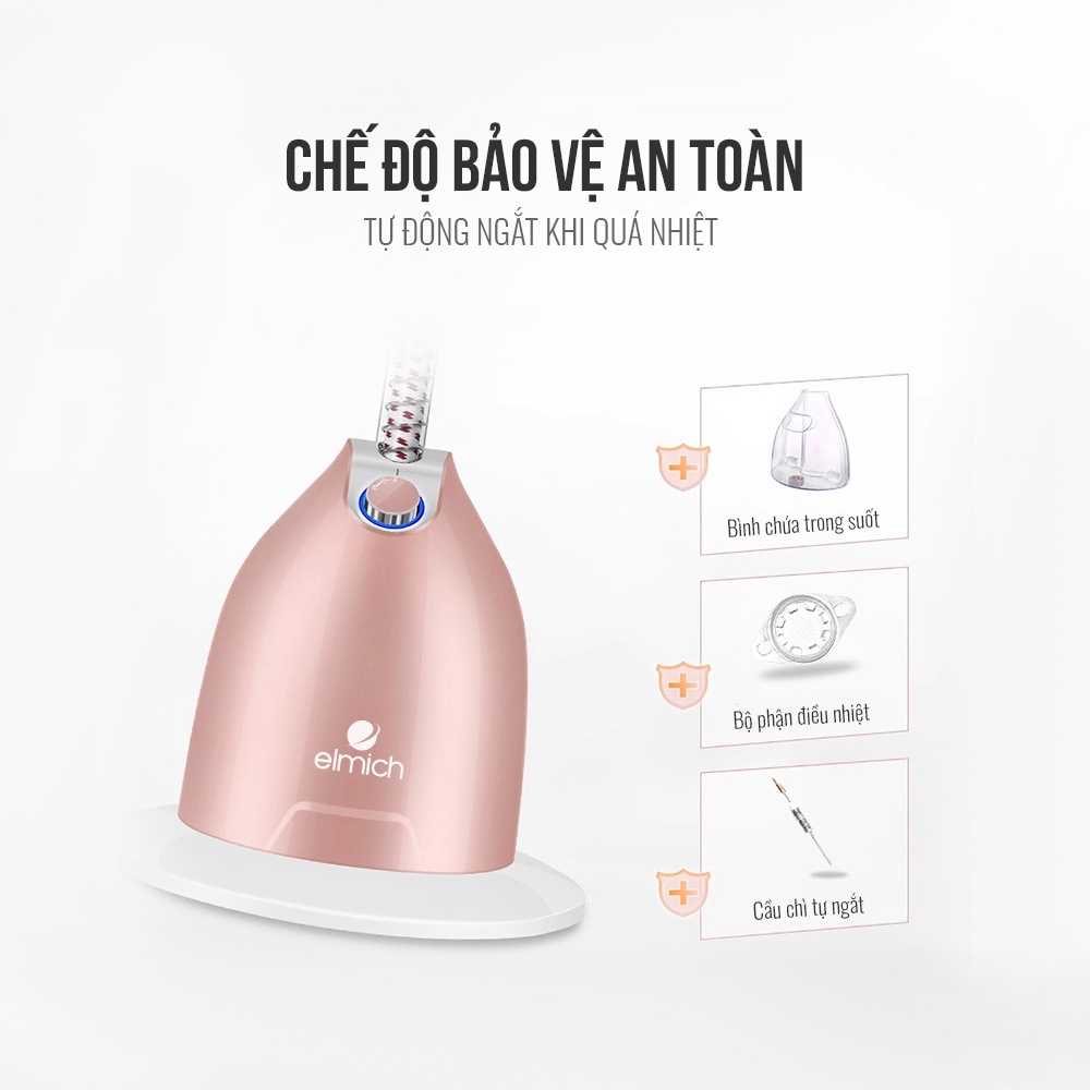 [Mã ELBAU10 giảm 10% đơn 500K] Bàn là hơi nước đứng Elmich GSE-3954OL