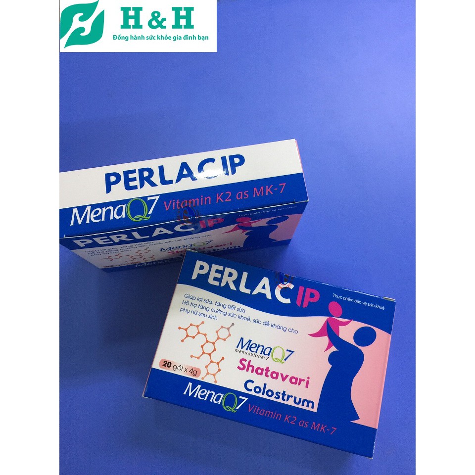 Cốm lợi sữa PERLAC IP (Hộp 20 gói) – Bổ sung VITAMIN VÀ DƯỠNG CHẤT giúp LỢI SỮA, TĂNG CHẤT LƯỢNG SỮA, TĂNG SỨC ĐỀ KHÁNG