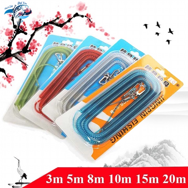 [Giá Rẻ] Dây Bảo Vệ Cần Câu Tay đủ size 3m đến 20m