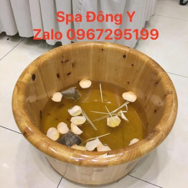 [LOẠI 1 GIỮ NHIỆT>1.5TIẾNG] Chậu ngâm chân gỗ tùng,chậu ngâm chân, massage , ngâm chân