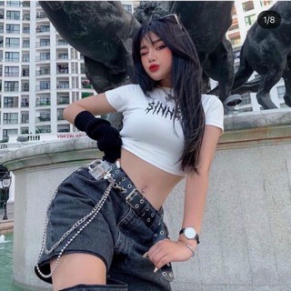Áo croptop Sinner ôm body