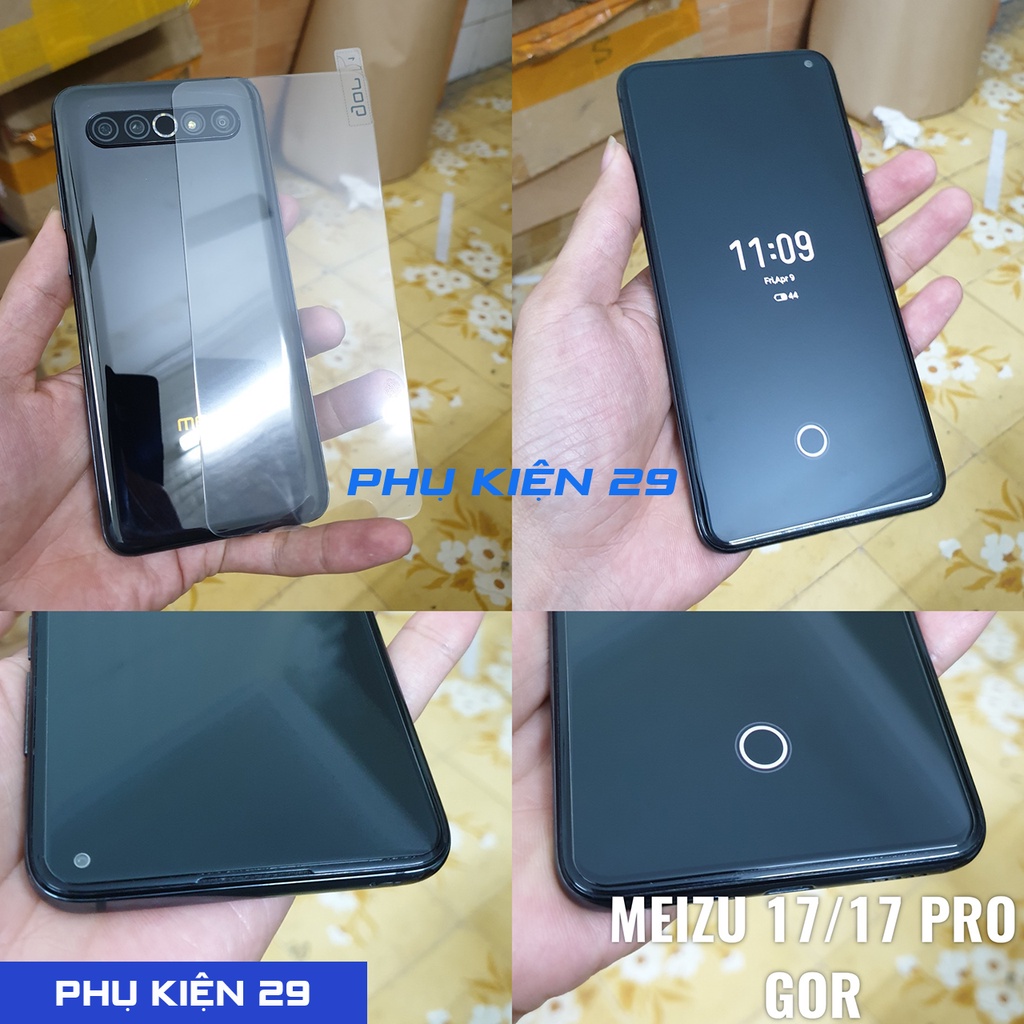 [Meizu 17/17 Pro] Kính cường lực cao cấp chống bám vân tay GOR