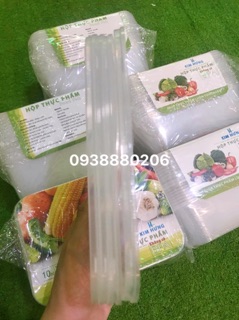 Combo 10 Hộp nhựa đựng thực phẩm, Hộp nhựa chữ nhật dùng 1 lần