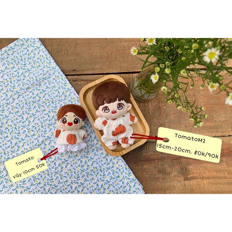 Outfit for doll bộ liền cute cho doll 20cm và 15cm