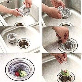 TÚI LỌC RÁC BỒN RỬA BÁT (Bịch 100 túi)
