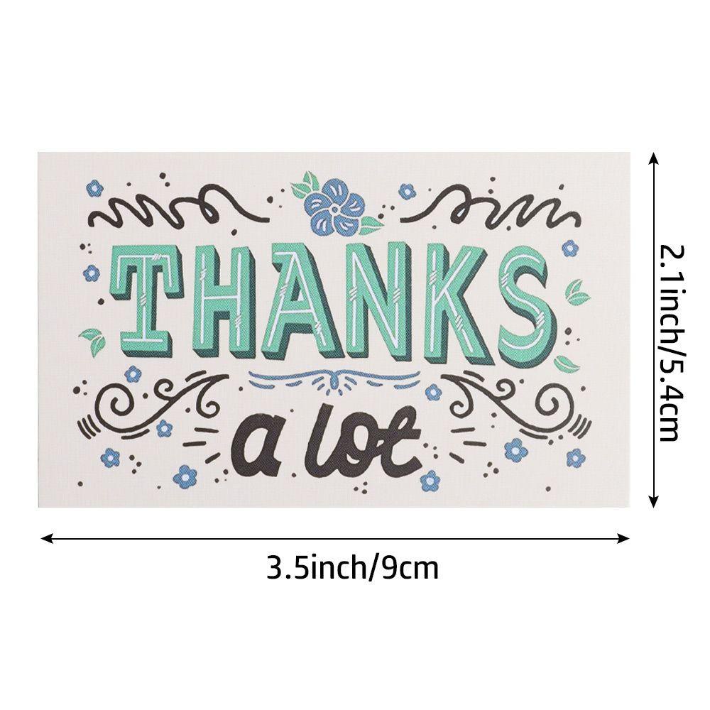 Set 50 Tấm Thiệp Cảm Ơn 2.1inx3.5cm Đa Dụng Chất Lượng Cao