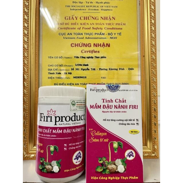 Tinh chất mầm đậu nành Firi Hiệu qủa 100% NGAY SAU KHI DÙNG