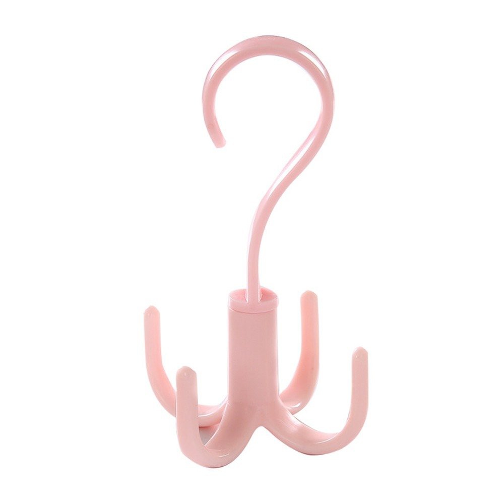 [Tổng Kho Sỉ] Móc Nhựa Treo Đồ 4 CHẤU XOAY 360 ĐỘ - Hình Móc Câu T5 Treo Phơi Giày Dép, Túi Xách, Dây Lưng Chịu Lực Tốt