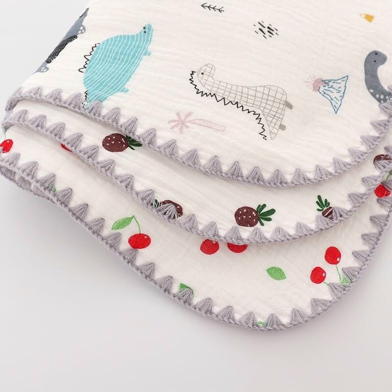 New. Gối xô 10 lớp thấm mồ hôi cho bé sơ sinh mềm mịn