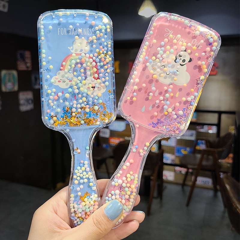 [Hàng mới về] Lược chải tóc gỡ rối có túi đệm khí dùng trong tiệm salon làm tóc