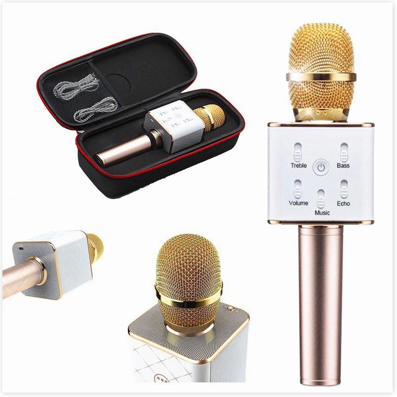 Micro Q7 Hát Karaoke Kiêm Loa Ngoài Bluetooth - MrPhukien