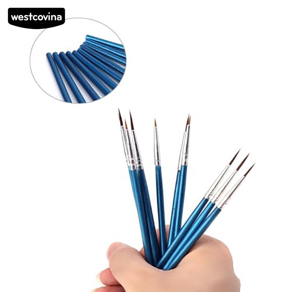 Set 10 cọ vẽ màu nước nghệ thuật
