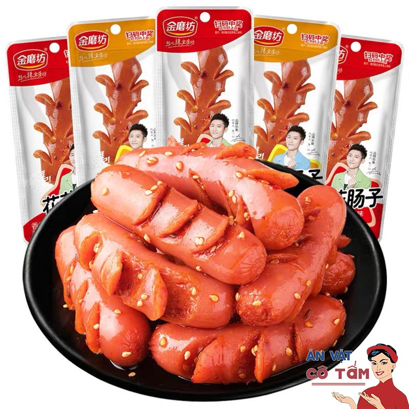 [LẺ] Xúc xích HUAHUA 2 vị hun khói và cay đồ ăn vặt ăn sáng bán lẻ thơm giòn ngon ngậy hàng nội địa chất lượng | BigBuy360 - bigbuy360.vn