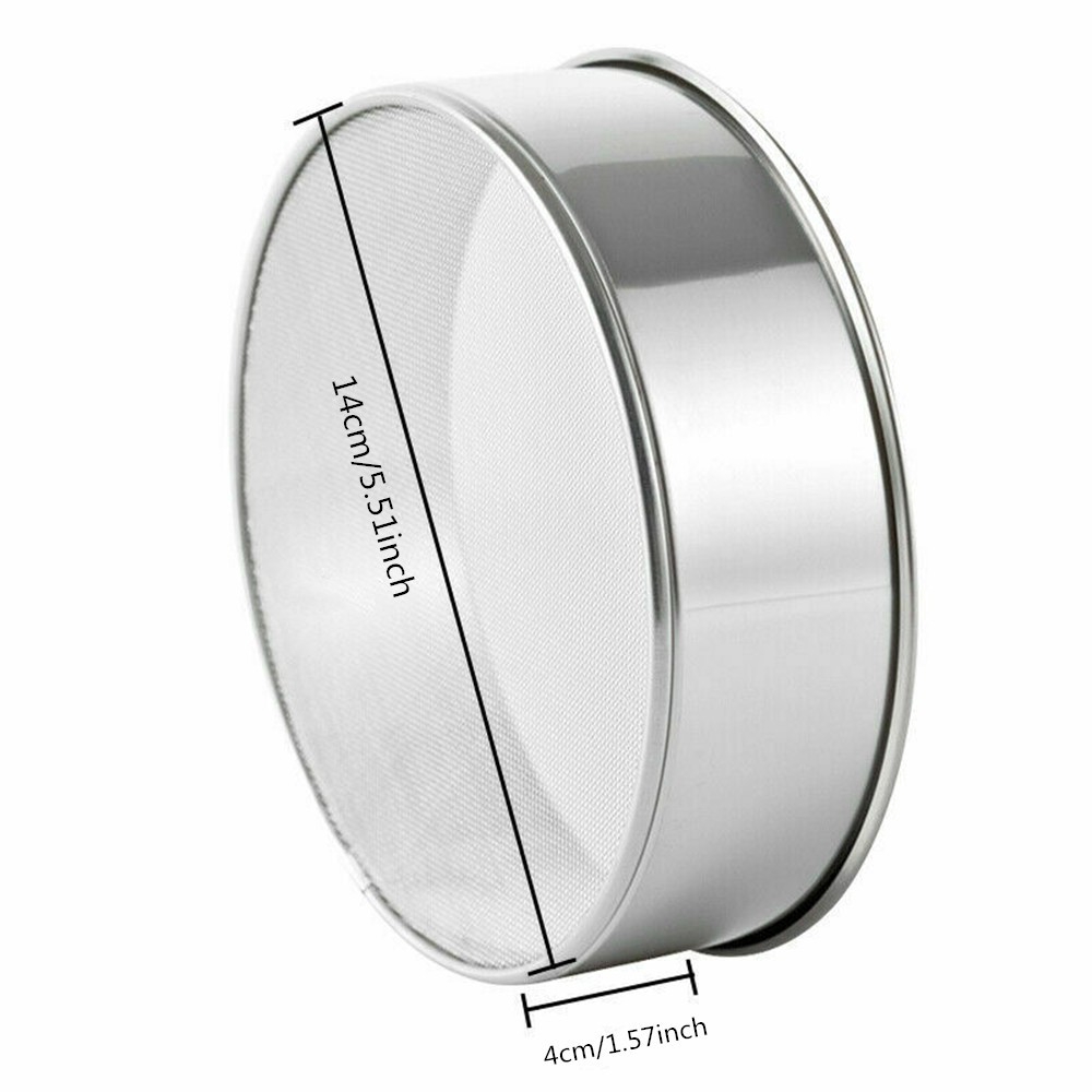 Dụng cụ rây bột bằng thép không gỉ tiện dụng