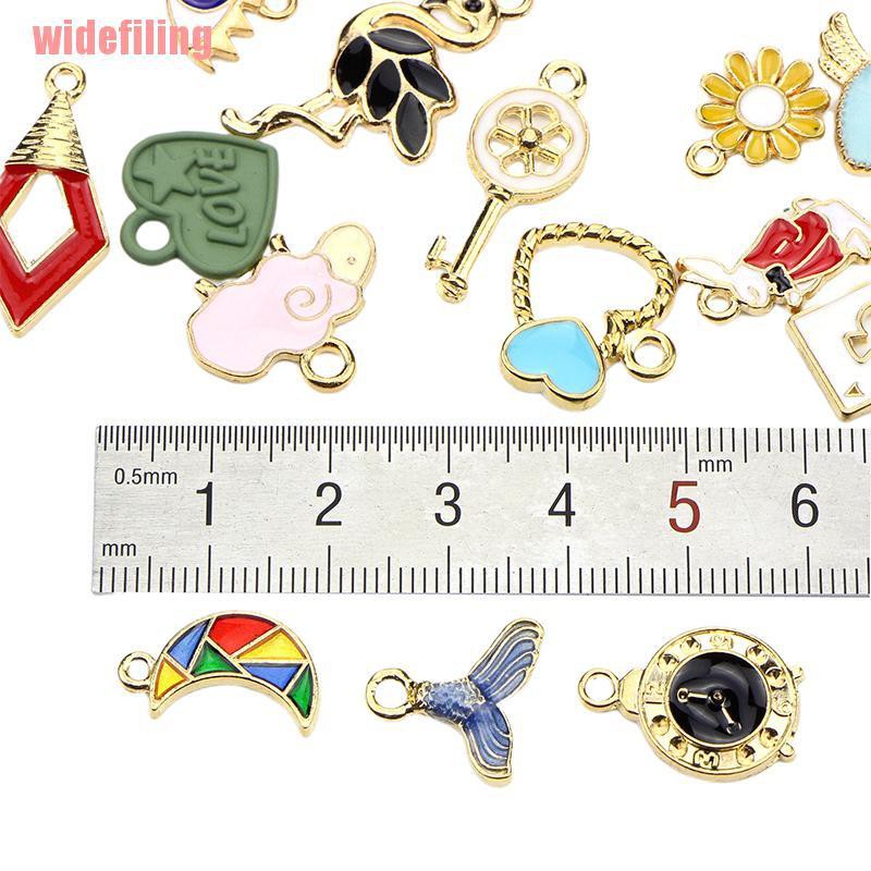 Bộ 30 Mặt Dây Chuyền Tráng Men Nhiều Kiểu Dáng