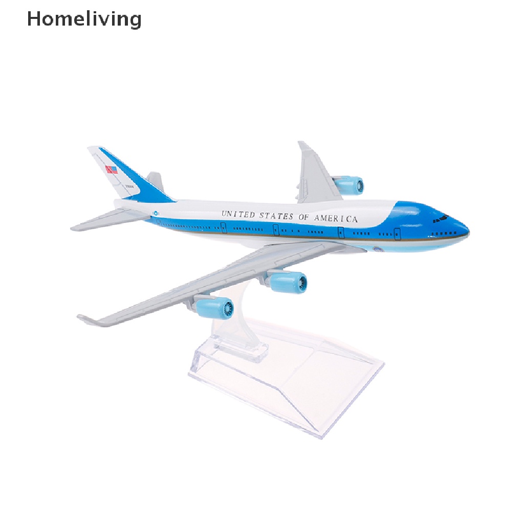 Mô Hình Máy Bay USA Air Force One 16CM Boeing 747 Chân Thật