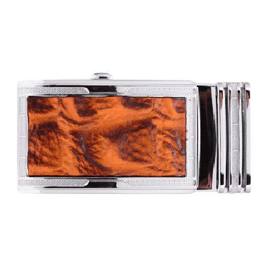 Đầu khóa da bò Huy Hoàng 3,5 phân đầu trắng màu đen, nâu, vàng bò HP9116-17-18