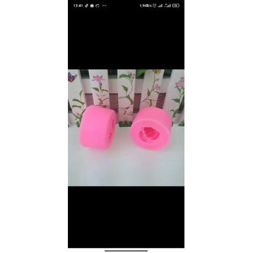 Khuôn rau câu silicon 4D Hồng nghiêng Mã HL1D3K