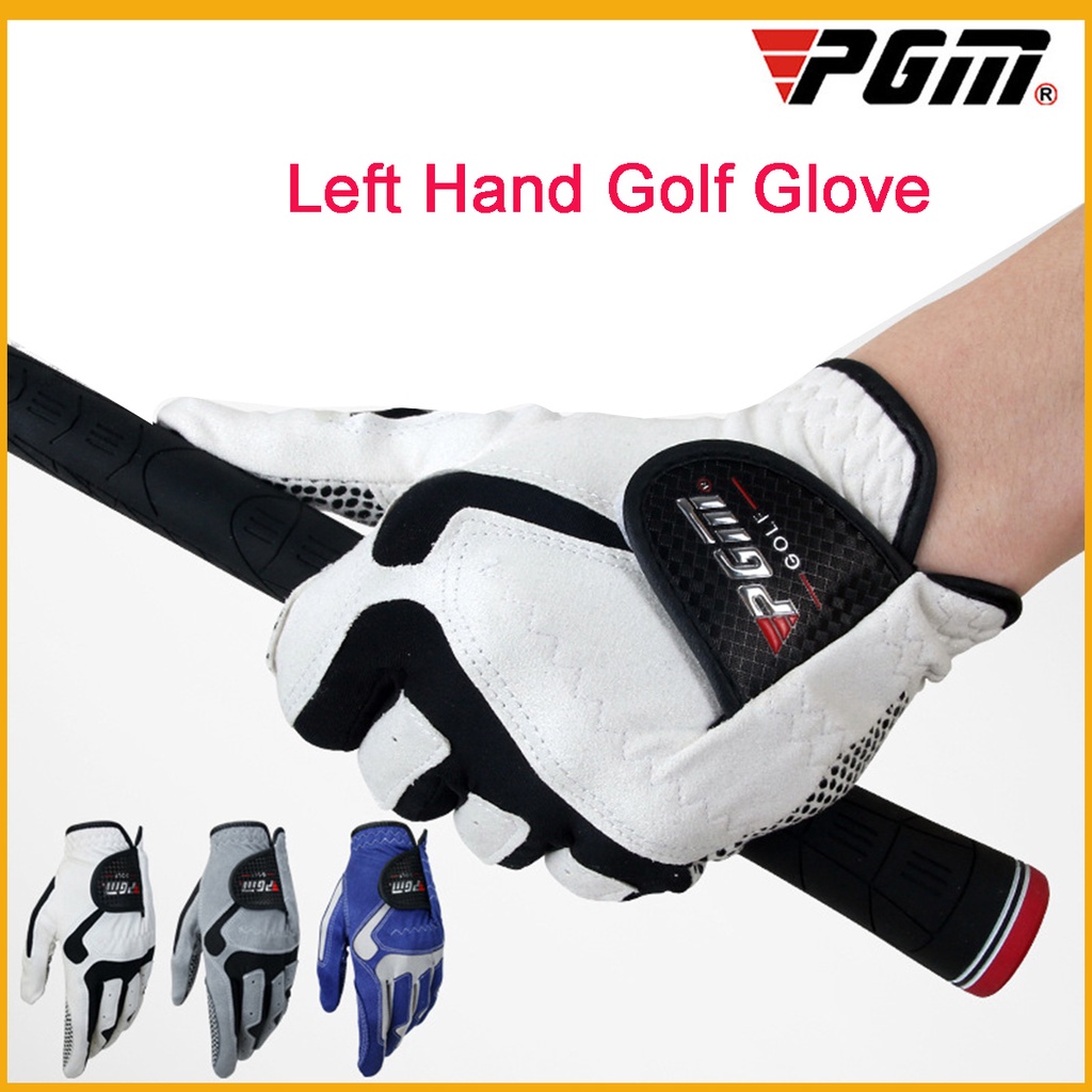 Găng Tay Đánh golf pgm Bằng Sợi micro Mềm Mại Chống Trượt Thoáng Khí Cho Nam