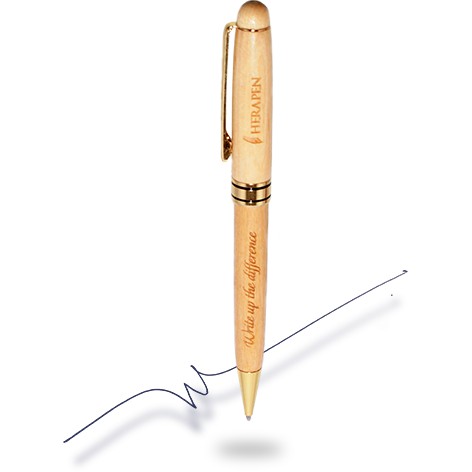 Bút gỗ khắc tên HR5