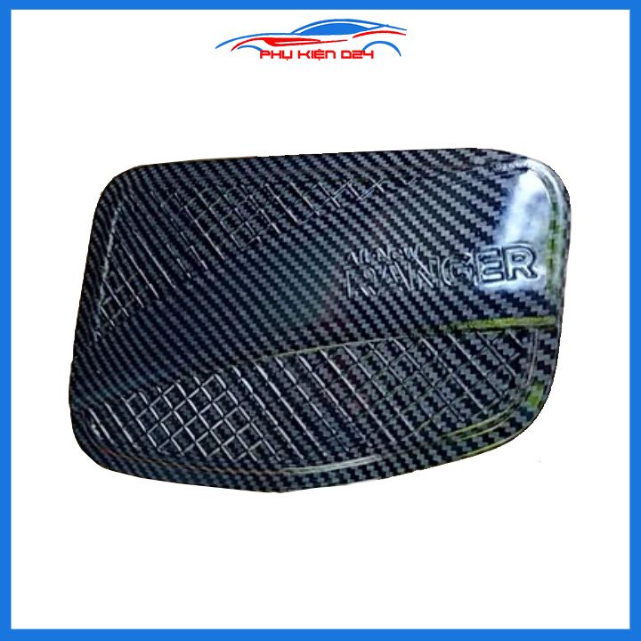 Ốp nắp bình xăng Ranger 2014-2015-2016-2017-2018-2019-2020-2021 vân cacbon chống trầy trang trí ô tô