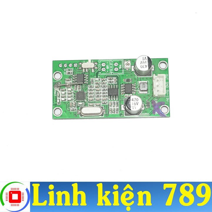 Micro không dây UHF màu tím hồng  - Linh Kiện 789