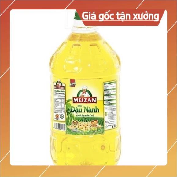 [ICLN9 giảm 5K cho đơn hàng 50k]  DẦU ĐẬU NÀNH MEIZAN NGUYÊN CHẤT 5 LÍT