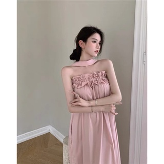 Đầm maxi nhúm ngực