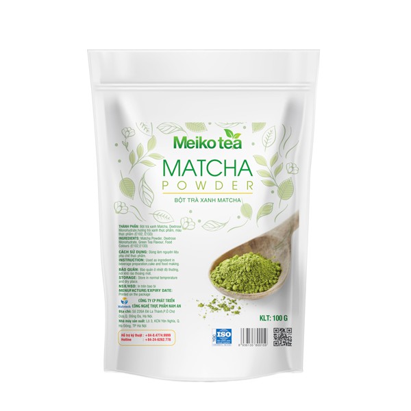 Bột matcha Nhật Meiko Tea - Gói 100gr