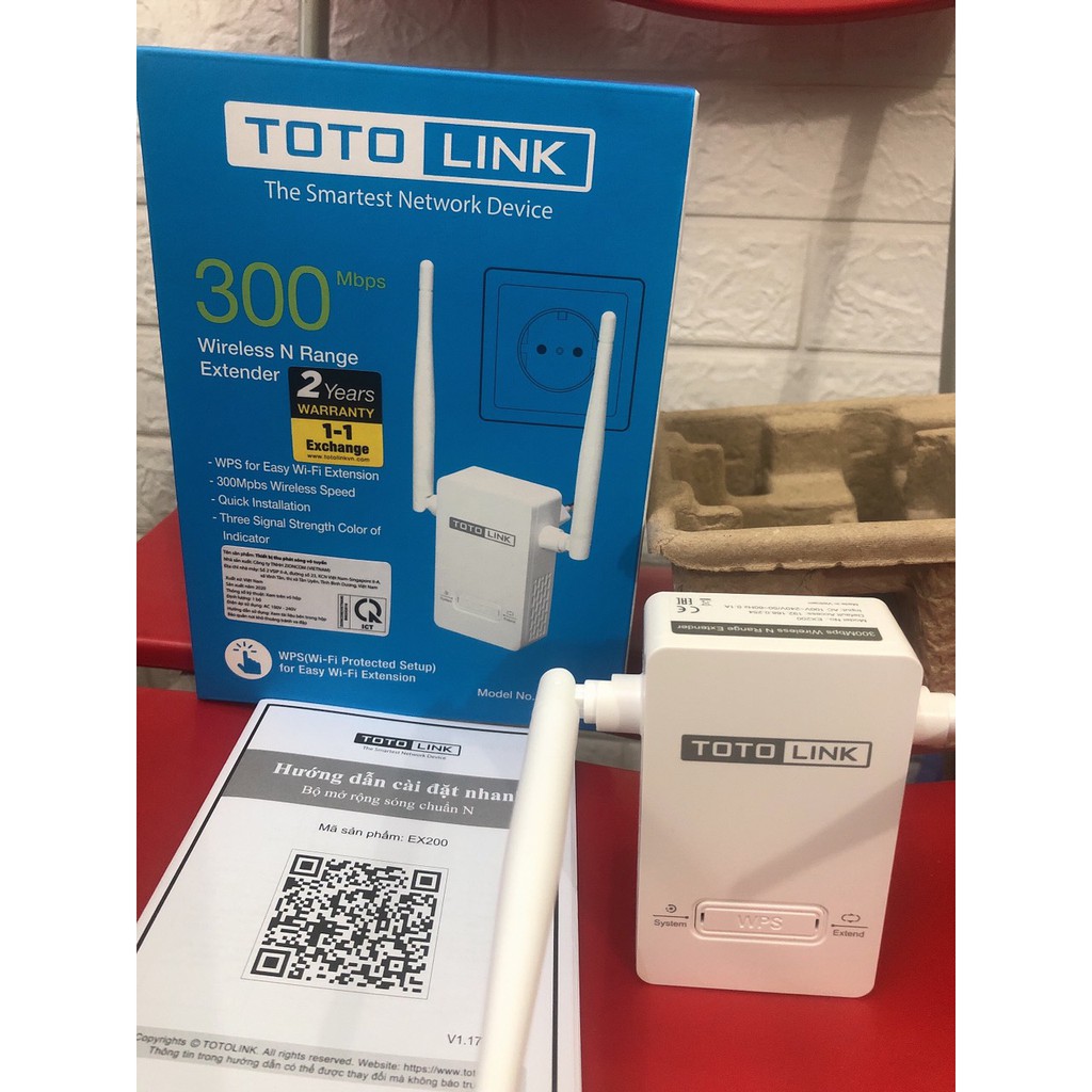 Kích sóng Wifi Totolink Ex200 giá rẻ