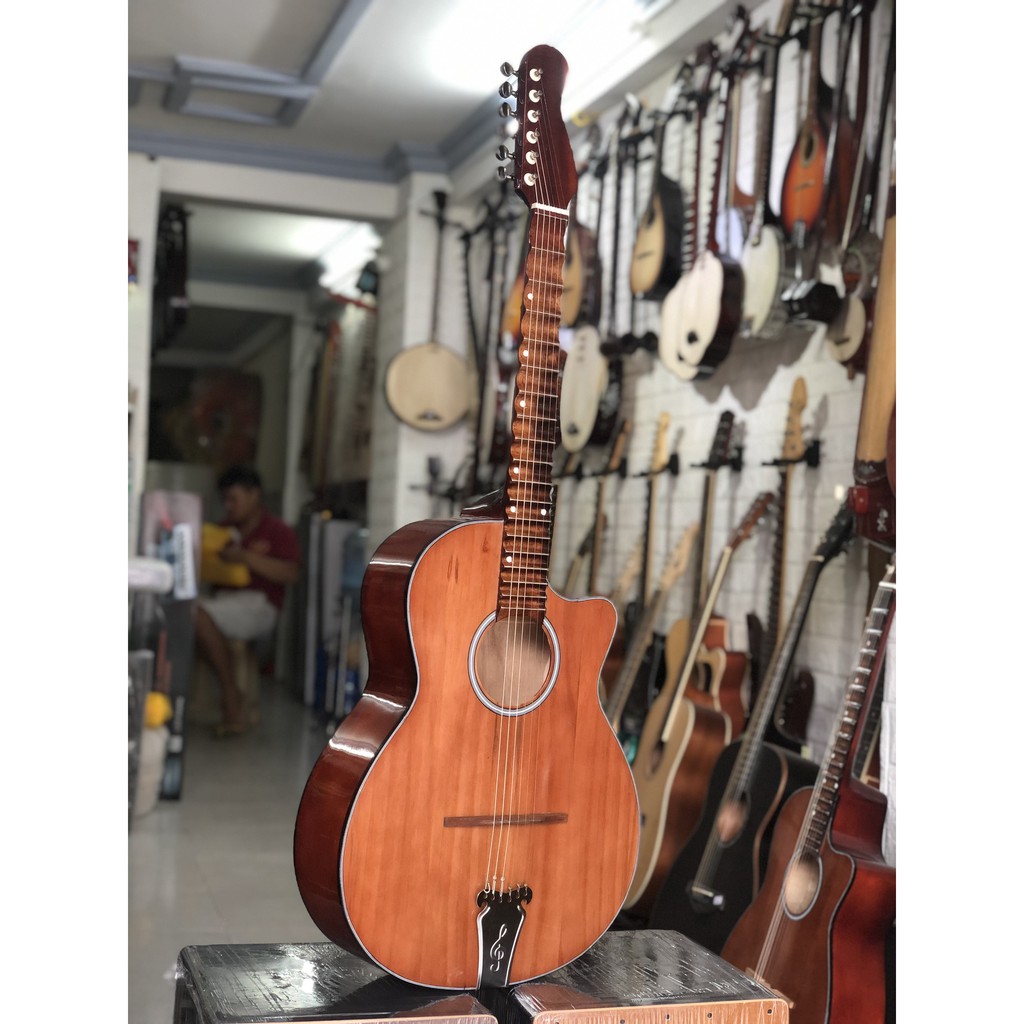 Đàn guitar thùng phím lõm vọng cổ giá rẻ