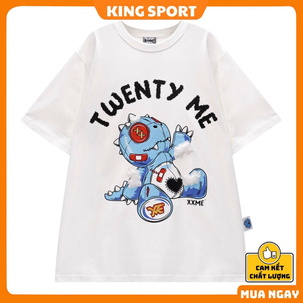 Áo thun nam nữ tay lỡ Cube Smoke Tee form rộng Unisex Oversize thoáng mát cao cấp giá rẻ KING SPORT
