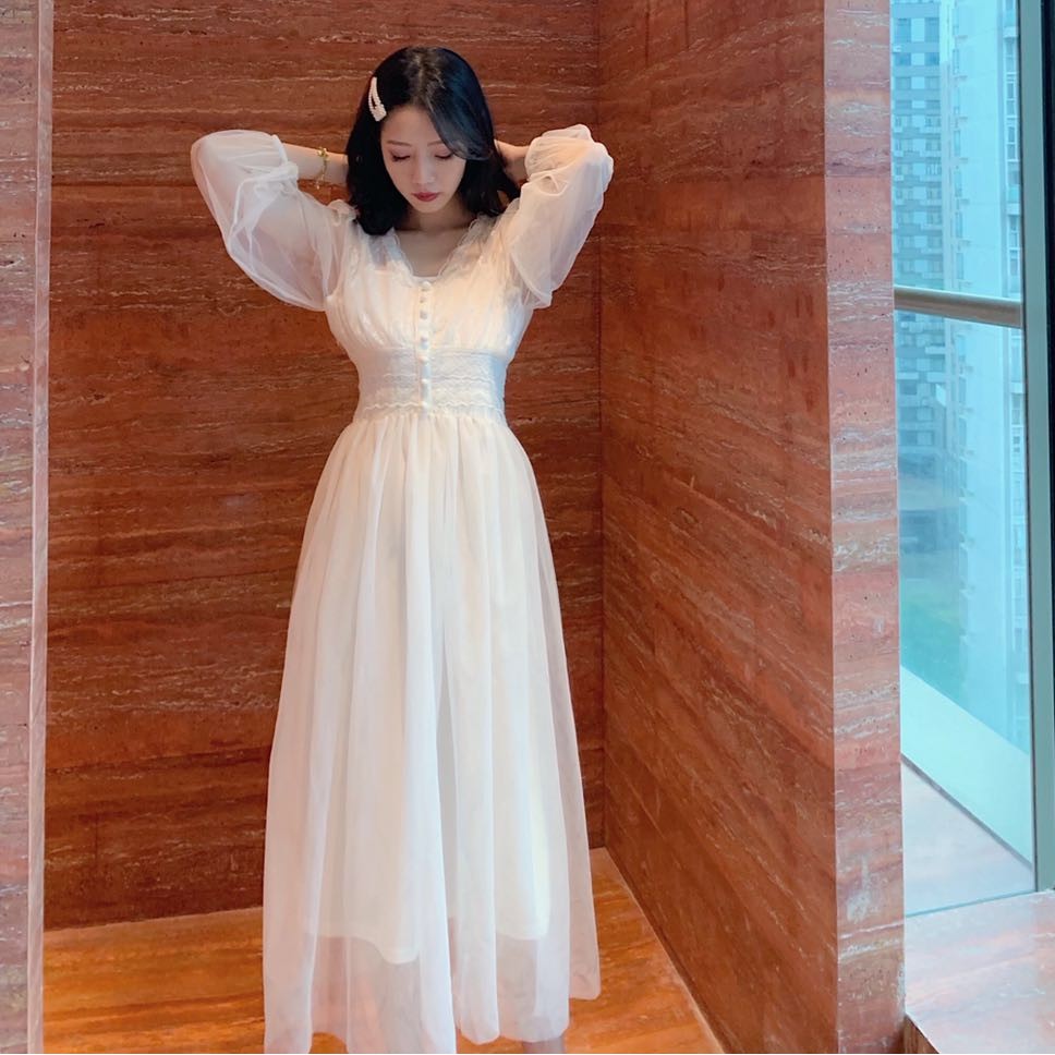 (D312) Đầm Váy Nữ Ulzzang - New arrival 2021 | BigBuy360 - bigbuy360.vn