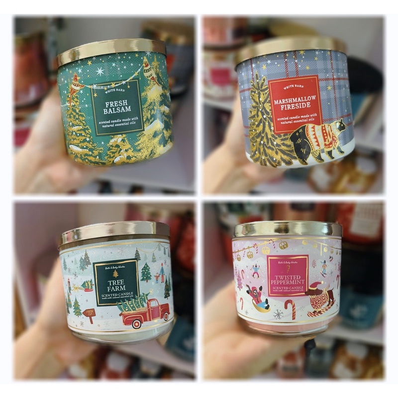 Hàng Mỹ có billl- Nến thơm Bath and Body Works , SET QUÀ TRANG TRÍ GIÁNG SINH