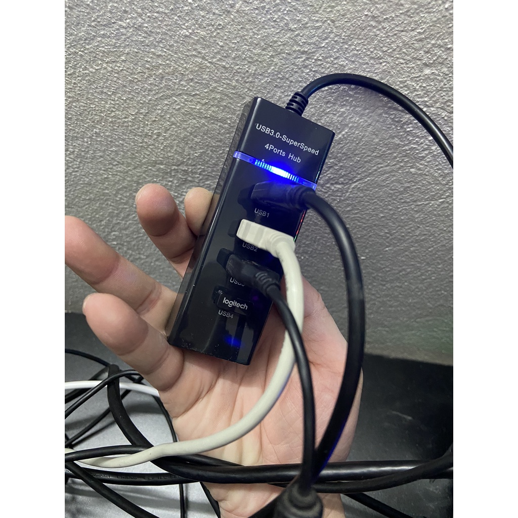 ❤️KeyyStore❤️ Hub usb 3.0 Bộ chia USB từ 1 thành 4 cổng usb tốc độ 3.0 Hàng chính hãng