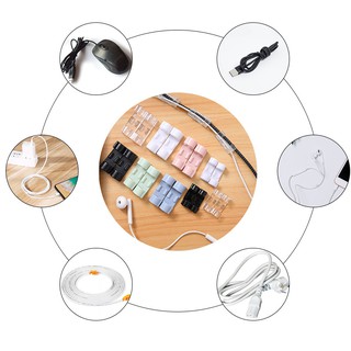 🔥 Bộ 20 kẹp dán kẹp giữ dây điện,dây cáp sạc điện thoại,tiện ích