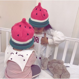 Mũ len dưa hấu cho bé MS22