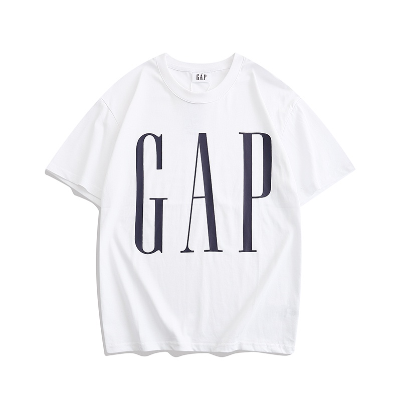 Áo Thun Cotton Ngắn Tay Cổ Tròn In LOGO Thời Trang Cho Nam Nữ