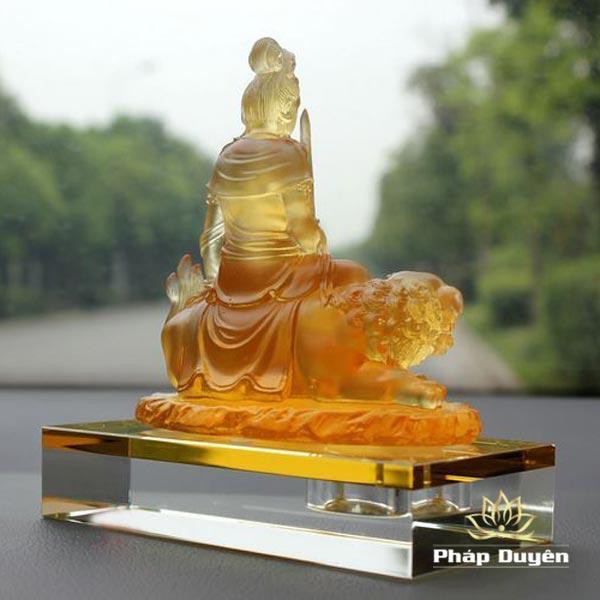 Tượng Để Xe Hình Bồ Tát Văn Thù - Cao 12.5cm