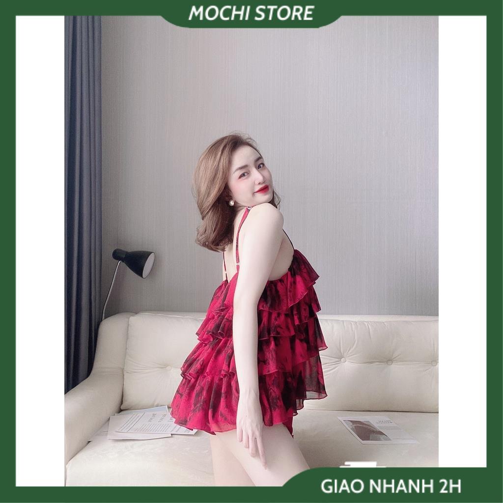 Đồ Bộ Nữ Đồ Ngủ Áo 2 Dây Tầng Voan Hoa Quần Cọc Màu Trơn Chất Lụa Mềm Mịn Màu Sắc Tươi Trẻ, Form Rộng Rãi Thoải Mái. | BigBuy360 - bigbuy360.vn