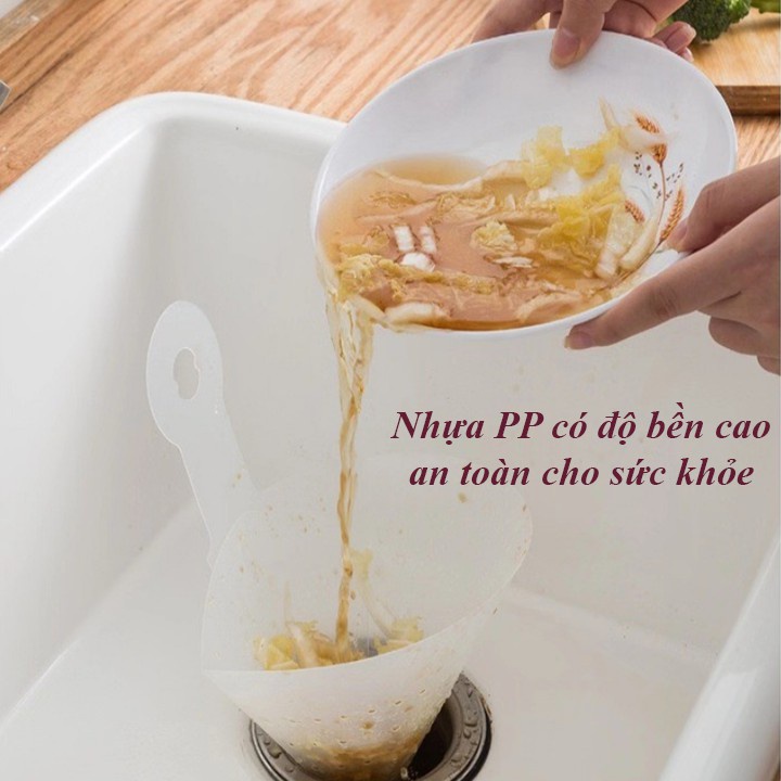 PHỄU LỌC RÁC THÔNG MINH, Phễu Lọc Rác Bồn Rửa Chén Chất Liệu Nhựa PP Siêu Bền