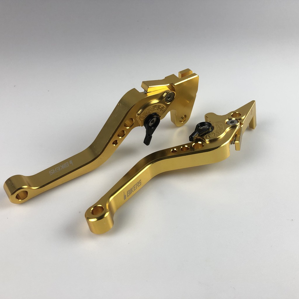 HÌNH THẬT- Bộ 02 tay thắng  6 số côn CNC dùng cho xe Exciter 135/150- MÀU VÀNG
