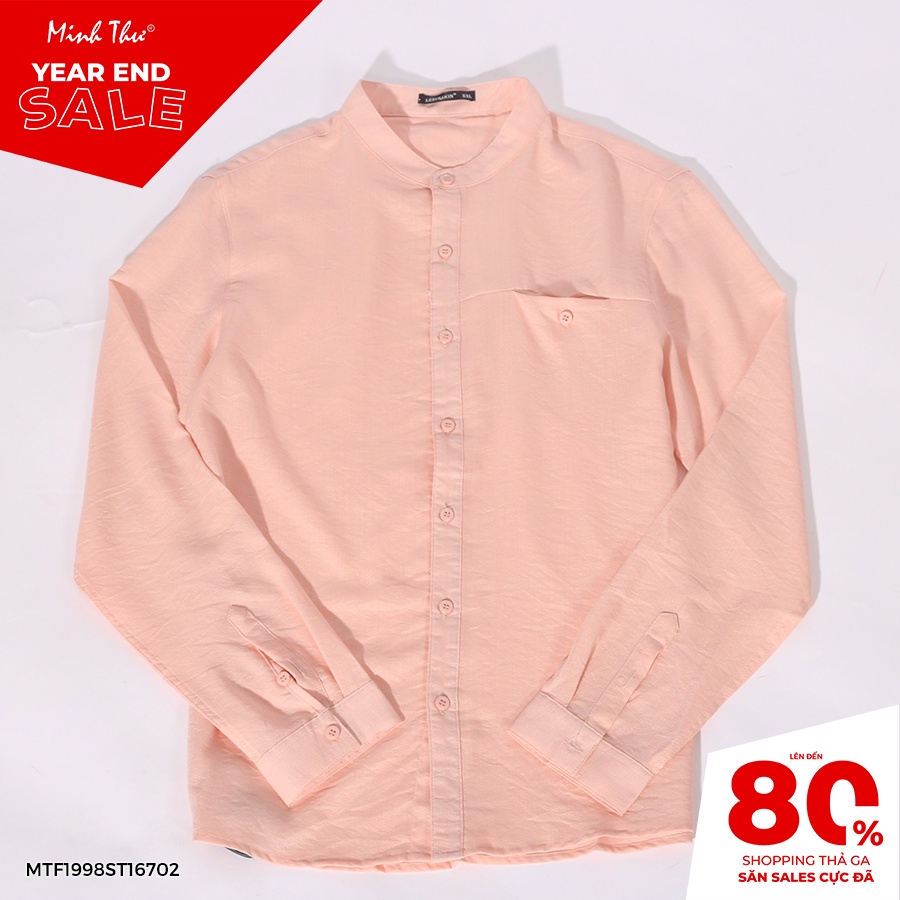 Áo sơ mi tay dài cổ lọ Basic turtle shirt ST16702