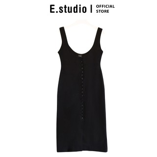 Đầm yếm maxi button down E.studio cá tính, năng động
