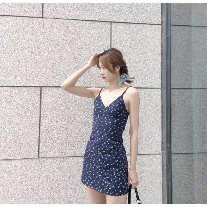 🍒🍒 Set Đầm 2 Dây Hoa Nhí + Áo Khoác Mỏng Cho Nữ🍒🍒