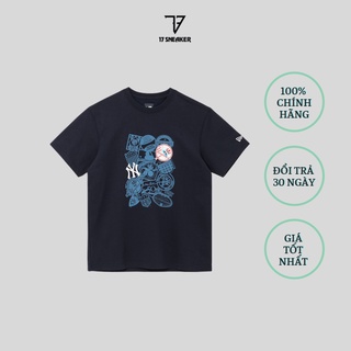 Áo Thun | Áo Phông New Era Navy NY, Form Unisex