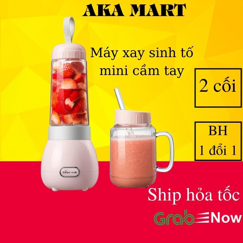 Máy xay sinh tố cầm tay mini đa năng chính hãng cao cấp BEAR