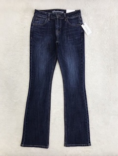 jeans ống loe dài